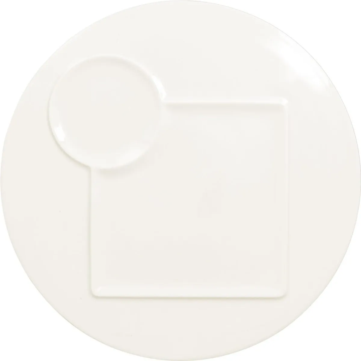 Assiette plate rond blanc porcelaine vitrifiée Ø 29,8 cm Create - RAK New