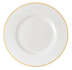 Assiette plate rond blanc porcelaine bone china Ø 24,5 cm Chateau Septfontaines - VILLEROY & BOCH New