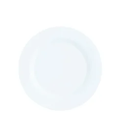 Assiette plate rond blanc verre opal Ø 25,5 cm Intensity - ARCOROC Hot