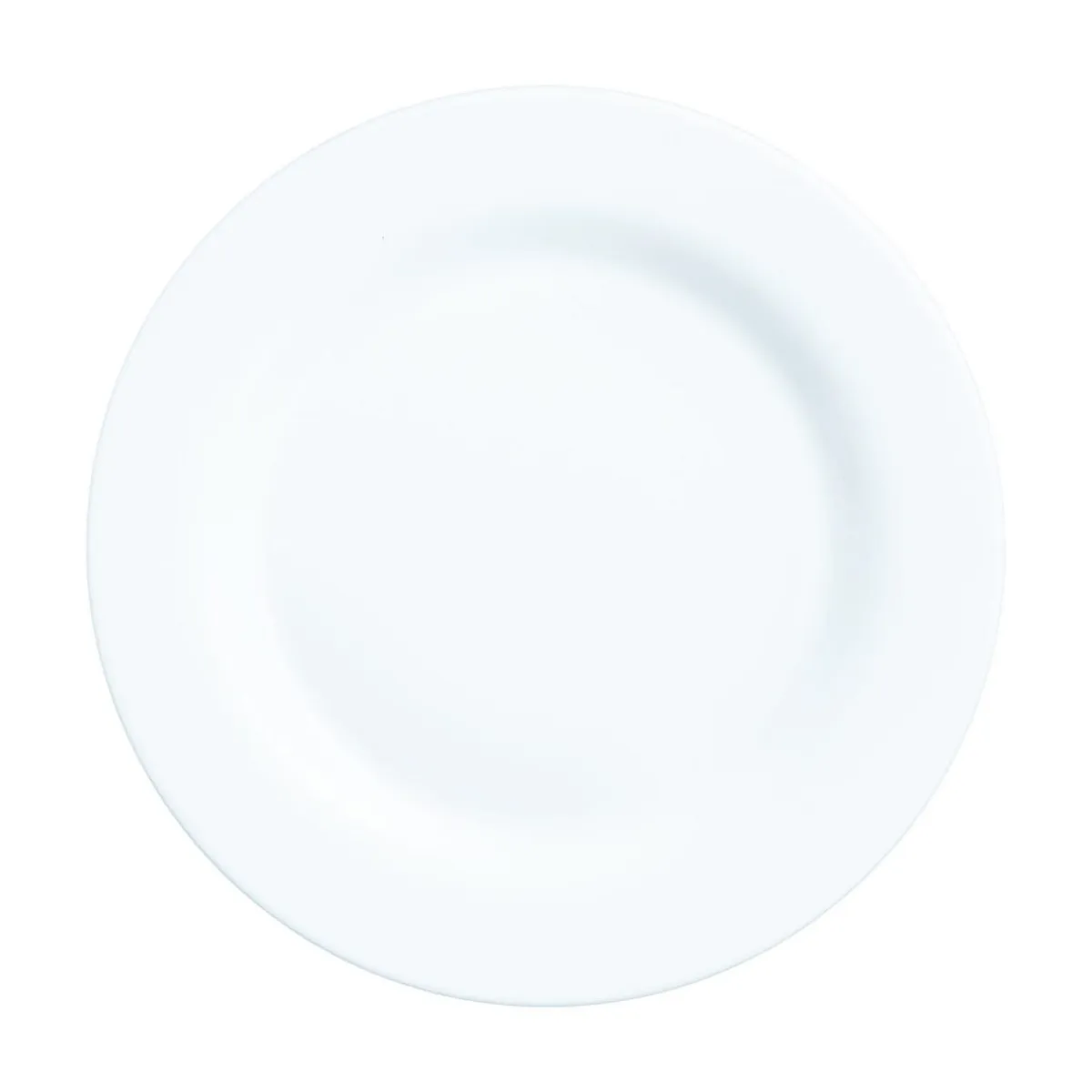 ARCOROC Assiette plate rond blanc verre opal Ø 24 cm Intensity New