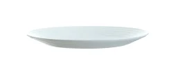 ARCOROC Assiette plate rond blanc verre opal Ø 19 cm Stairo Discount