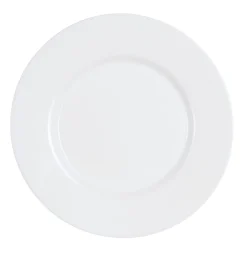 LUMINARC Assiette plate rond blanc verre opal Ø 24 cm Everyday Outlet
