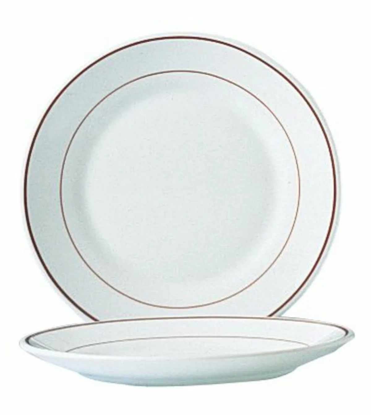 Assiette plate rond blanc verre opal Ø 23,5 cm Restaurant Filet Bordeaux - ARCOROC Best