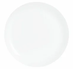 ARCOROC Assiette plate rond blanc verre opal Ø 27,3 cm Evolutions New