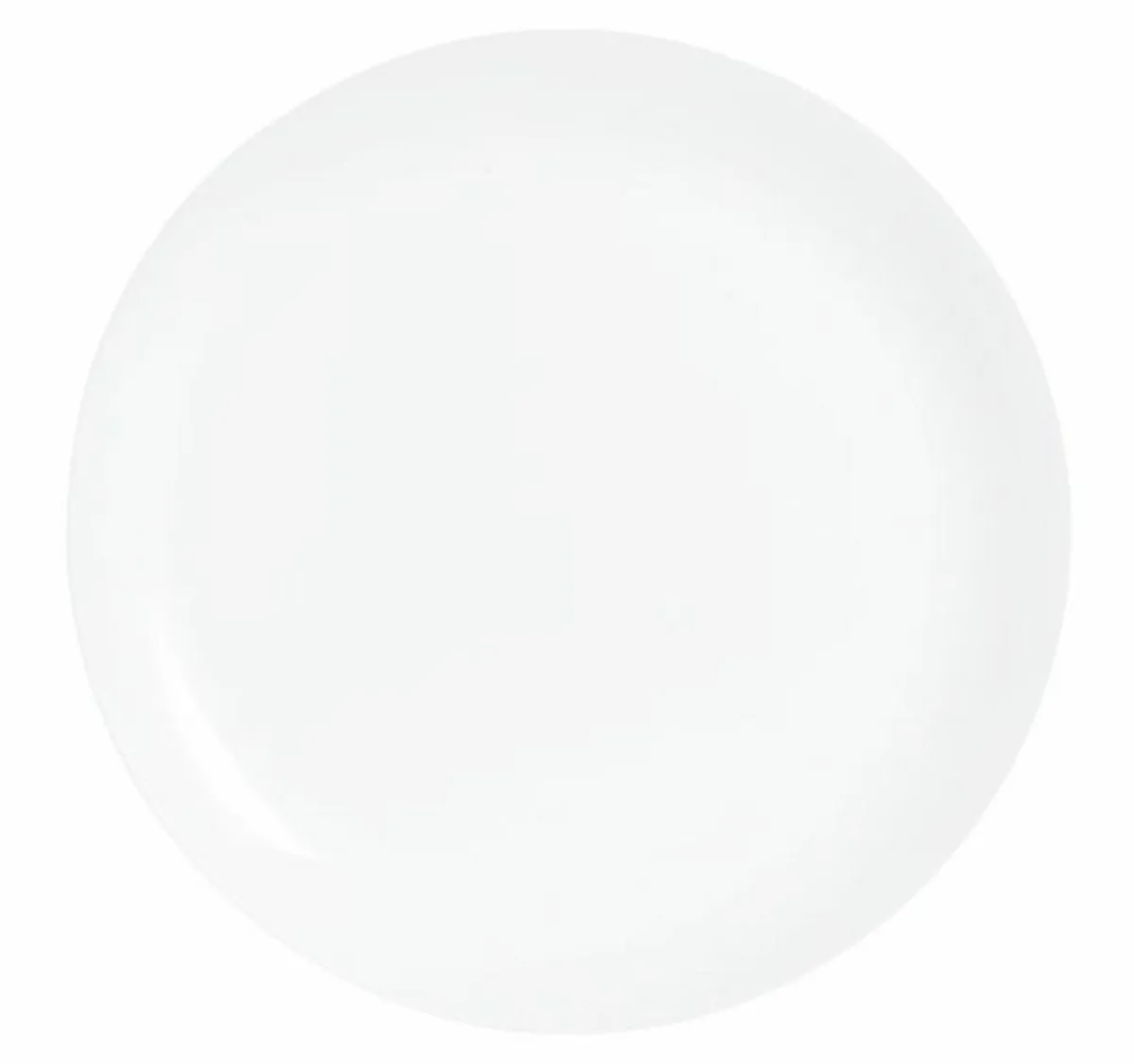 ARCOROC Assiette plate rond blanc verre opal Ø 27,3 cm Evolutions New