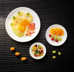 ARCOROC Assiette plate rond blanc verre opal Ø 25,4 cm Restaurant New