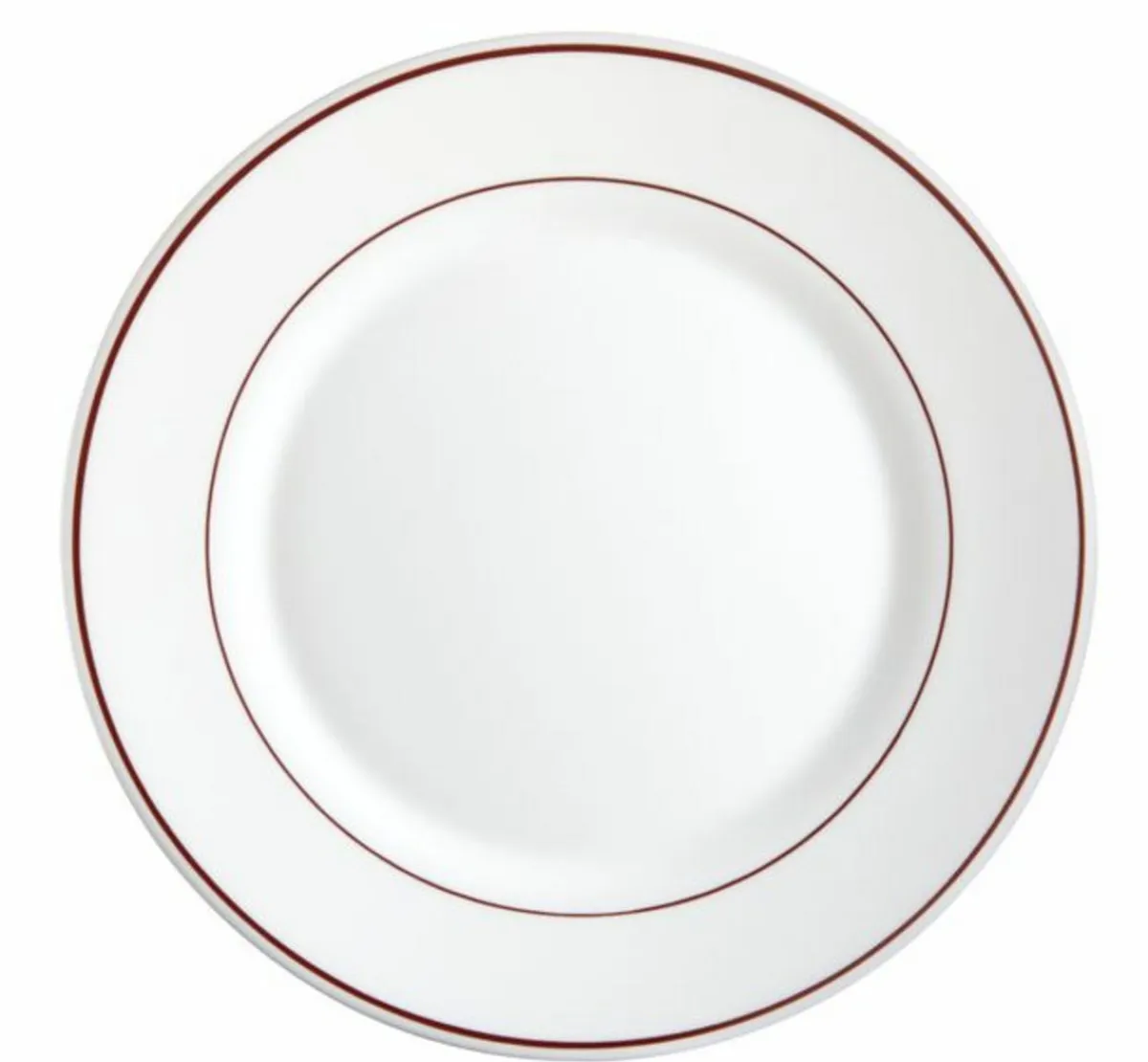 Assiette plate rond blanc verre opal Ø 15,5 cm Restaurant Filet Bordeaux - ARCOROC New