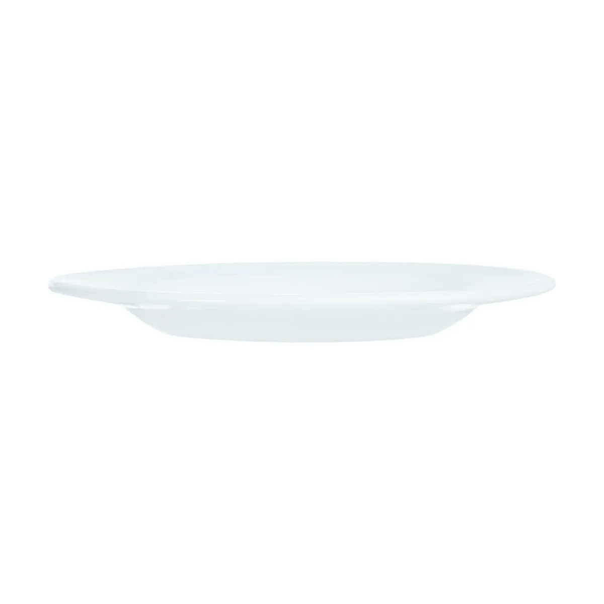 Assiette plate rond blanc verre opal Ø 16 cm Intensity - ARCOROC Best