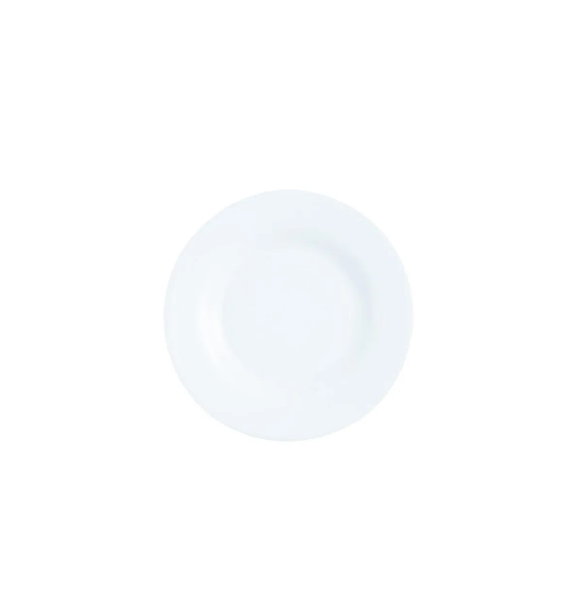 Assiette plate rond blanc verre opal Ø 16 cm Intensity - ARCOROC Best