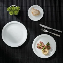 ARCOROC Assiette plate rond blanc verre opal Ø 23,5 cm Hoteliere Online
