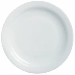 Assiette plate rond blanc verre opal Ø 19,5 cm Hoteliere - ARCOROC Sale
