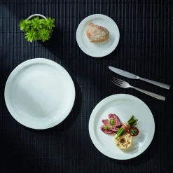 Assiette plate rond blanc verre opal Ø 19,5 cm Hoteliere - ARCOROC Sale