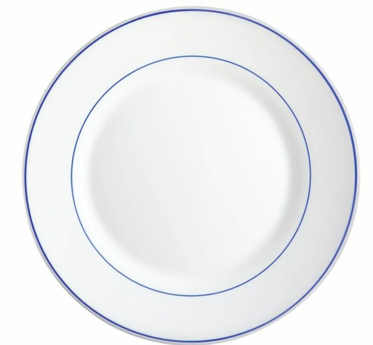 ARCOROC Assiette plate rond blanc verre opal Ø 15,5 cm Restaurant Filet Bleu Sale