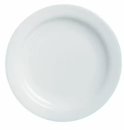 Assiette plate rond blanc verre opal Ø 15,5 cm Hoteliere - ARCOROC New
