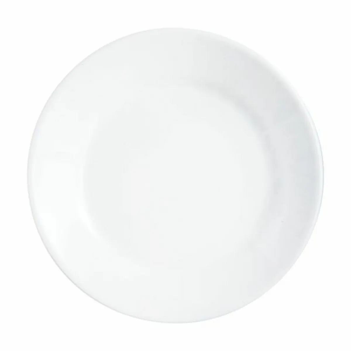 ARCOROC Assiette plate rond blanc verre opal Ø 22,5 cm Restaurant Best
