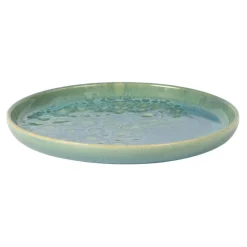 Assiette plate rond bleu grès émaillé Ø 22 cm Magic - ACCOLADE Hot