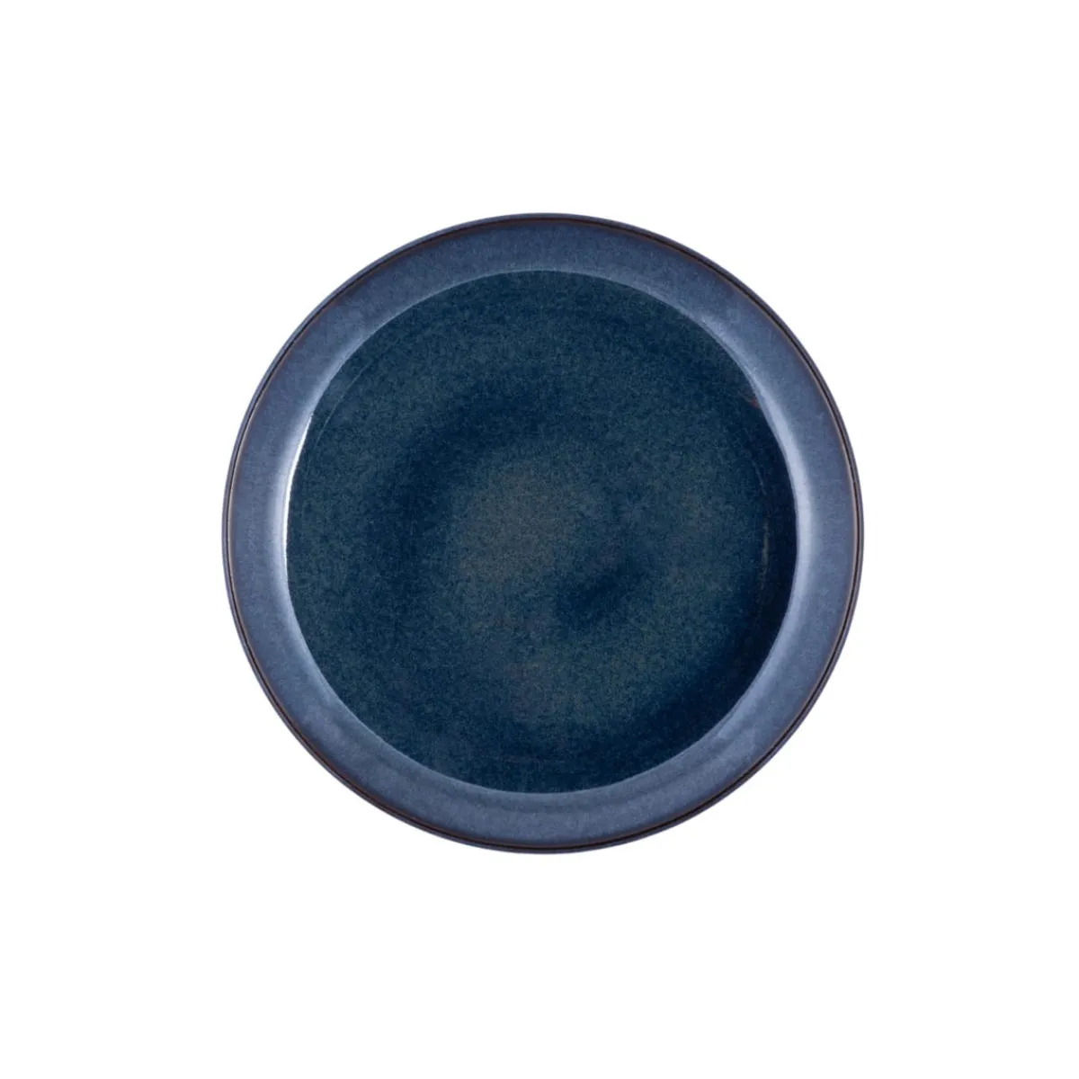 PRO.MUNDI Assiette plate rond bleu grès émaillé Ø 24 cm Gres Couleur Best