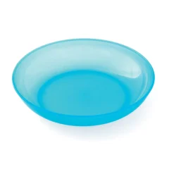 Assiette plate rond bleu polypropylène (pp) Ø 18,5 cm Vaisselle Enfance - PLASTOREX Hot