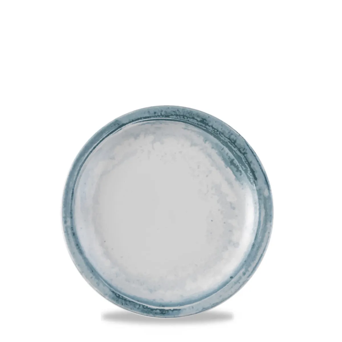 DUDSON Assiette plate rond bleu porcelaine vitrifiée Ø 25,5 cm Finca Limestone Best