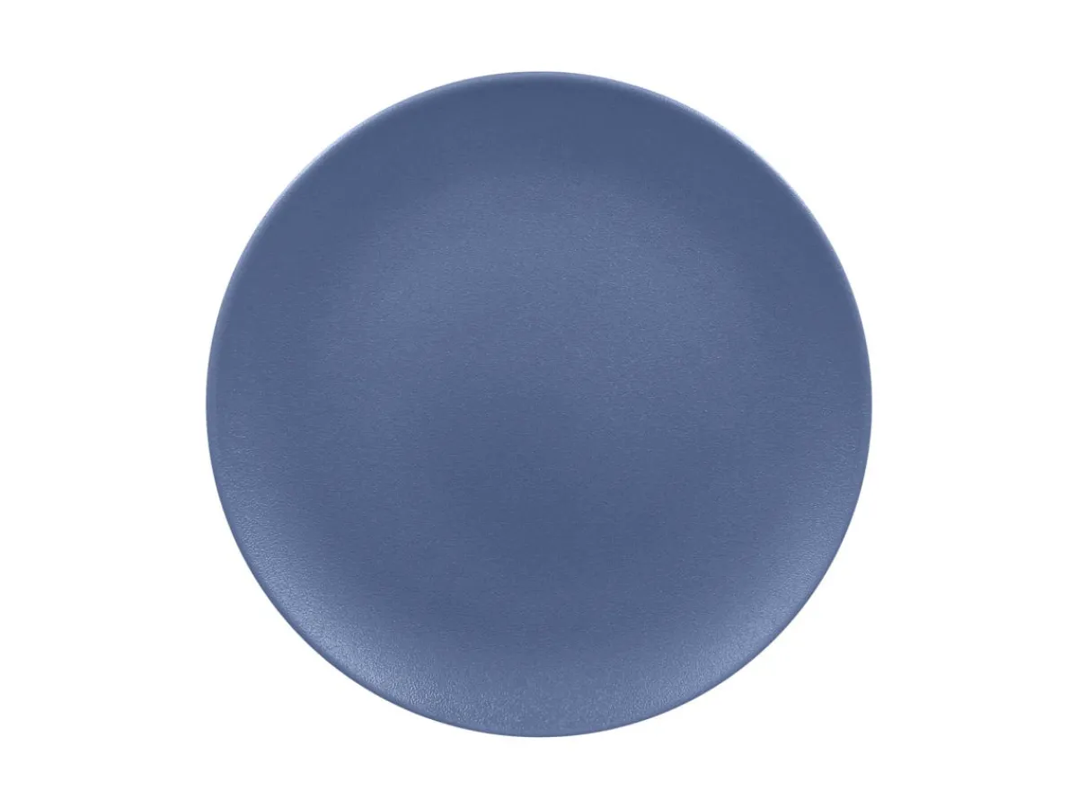 Assiette plate rond bleu porcelaine vitrifiée Ø 15 cm Neo Fusion - RAK Sale