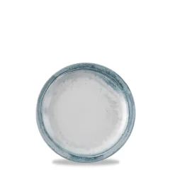 DUDSON Assiette plate rond bleu porcelaine vitrifiée Ø 23 cm Finca Limestone Online