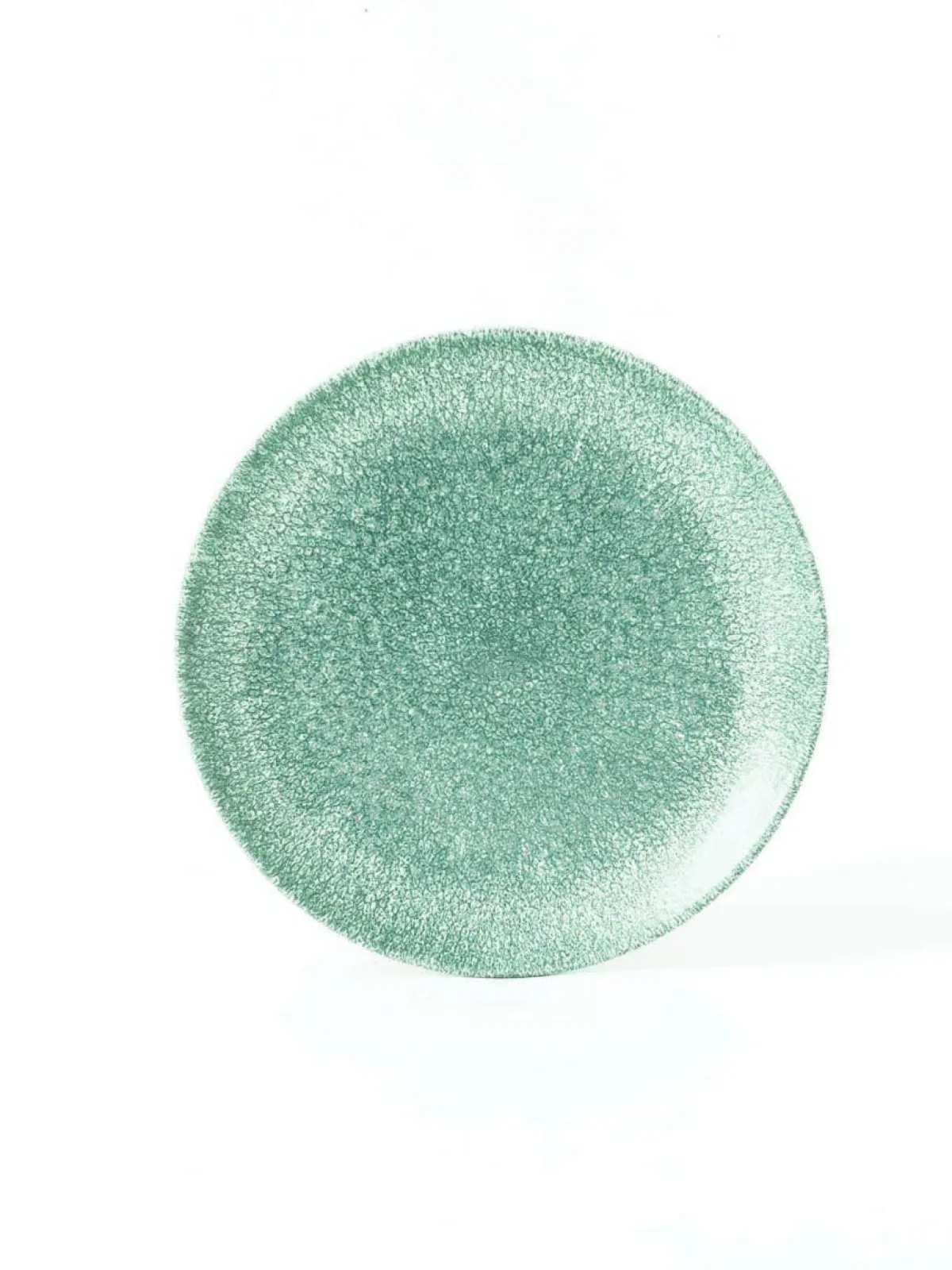 Assiette plate rond bleu porcelaine vitrifiée Ø 21,7 cm Raku Topaz - CHURCHILL Hot
