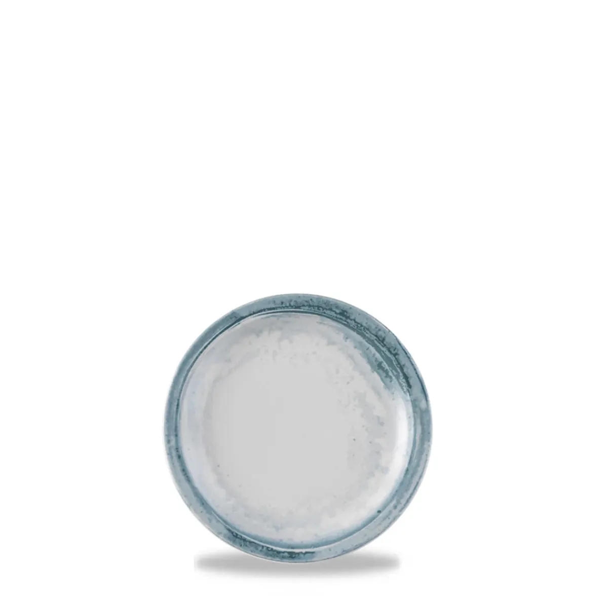 DUDSON Assiette plate rond bleu porcelaine vitrifiée Ø 15,2 cm Finca Limestone Discount