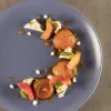 RAK Assiette plate rond bleu porcelaine vitrifiée Ø 24 cm Neo Fusion Best