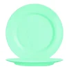 ARCOROC Assiette plate rond bleu verre opal Ø 22,5 cm Nova Aquitania Discount