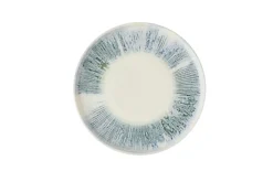 CHURCHILL Assiette plate rond Blue porcelaine vitrifiée Ø 26 cm Lyra