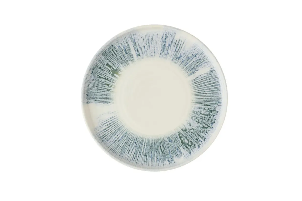 CHURCHILL Assiette plate rond Blue porcelaine vitrifiée Ø 26 cm Lyra