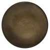 MEDARD DE NOBLAT Assiette plate rond bronze grès émaillé Ø 26,5 cm Feeling Outlet