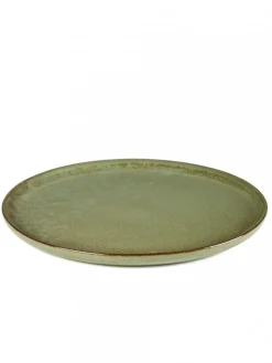 Assiette plate rond camogreen grès émaillé Ø 27 cm Surface - SERAX Clearance