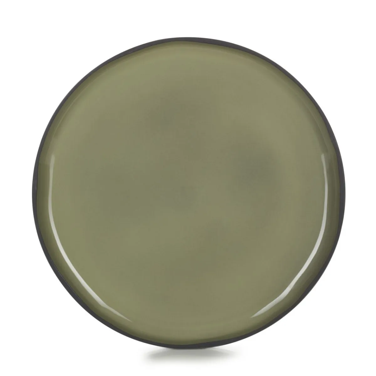 Assiette plate rond cardamome porcelaine culinaire Ø 28 cm Caractère - REVOL Online