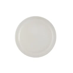 PRO.MUNDI Assiette plate rond écru grès émaillé Ø 24 cm Gres Couleur New