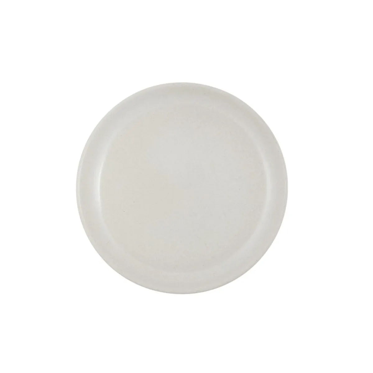 PRO.MUNDI Assiette plate rond écru grès émaillé Ø 24 cm Gres Couleur New