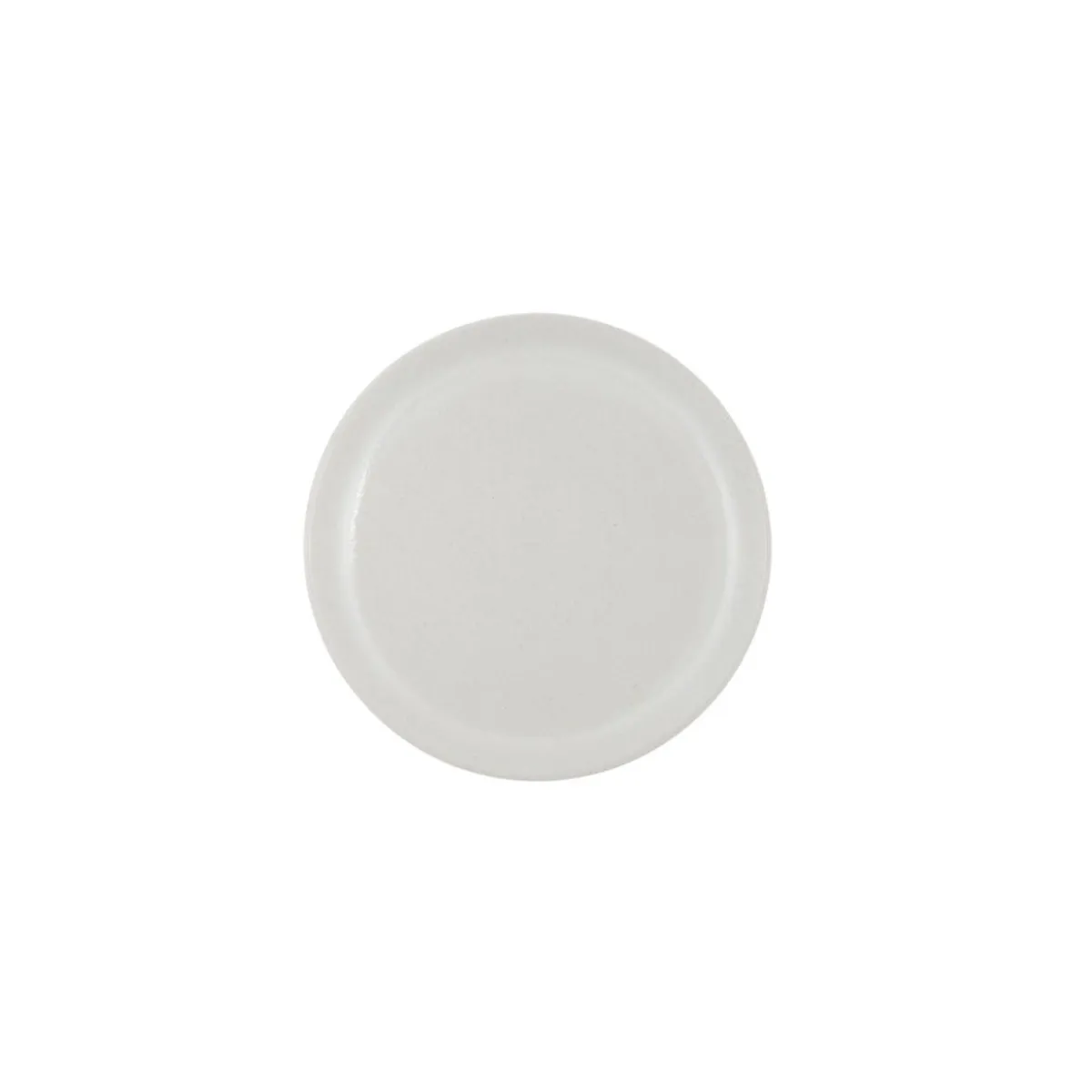 PRO.MUNDI Assiette plate rond écru grès émaillé Ø 19 cm Gres Couleur Outlet