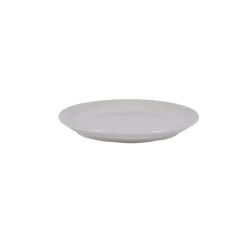PRO.MUNDI Assiette plate rond écru grès émaillé Ø 19 cm Gres Couleur Outlet