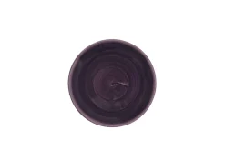 CHURCHILL Assiette plate rond deep purple porcelaine vitrifiée Ø 21,7 cm Stonecast Patina Clearance