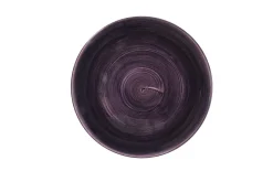 CHURCHILL Assiette plate rond deep purple porcelaine vitrifiée Ø 28,8 cm Stonecast Patina Outlet