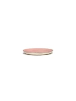 SERAX Assiette plate rond delicious pink grès émaillé Ø 19 cm Feast By Ottolenghi Clearance