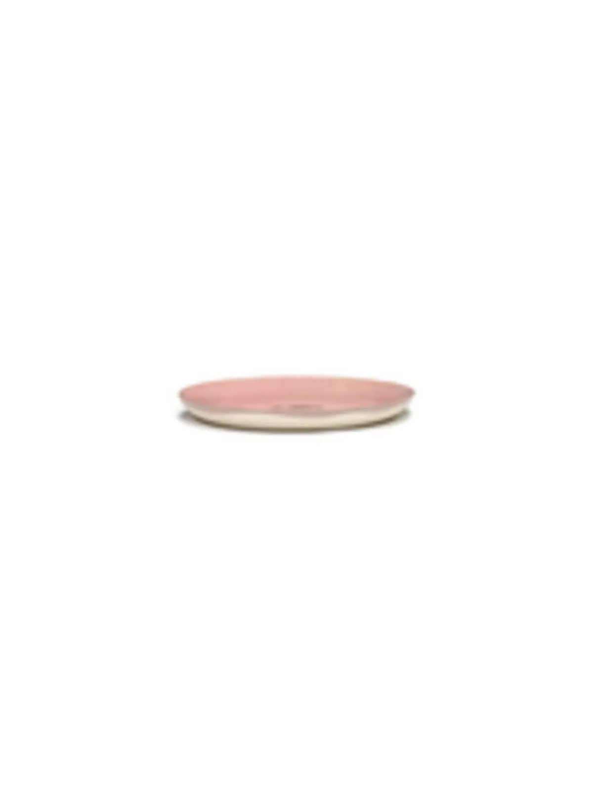 SERAX Assiette plate rond delicious pink grès émaillé Ø 19 cm Feast By Ottolenghi Clearance