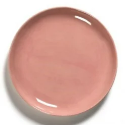 SERAX Assiette plate rond delicious pink grès émaillé Ø 19 cm Feast By Ottolenghi Clearance