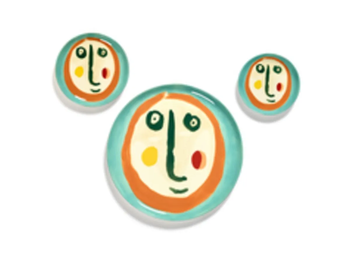 SERAX Assiette plate rond Face 2 grès émaillé Ø 16 cm Feast By Ottolenghi Outlet