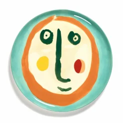 SERAX Assiette plate rond Face 2 grès émaillé Ø 35 cm Feast By Ottolenghi New