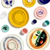 Assiette plate rond Face 1 grès émaillé Ø 35 cm Feast By Ottolenghi - SERAX