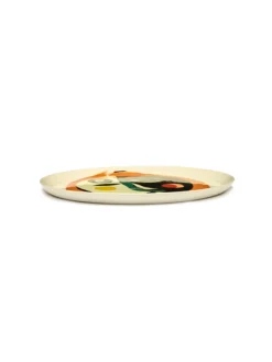 Assiette plate rond Face 1 grès émaillé Ø 35 cm Feast By Ottolenghi - SERAX