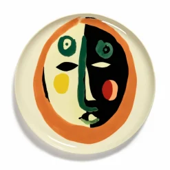 Assiette plate rond Face 1 grès émaillé Ø 35 cm Feast By Ottolenghi - SERAX