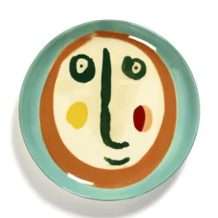 Assiette plate rond Face 2 grès émaillé Ø 19 cm Feast By Ottolenghi - SERAX Discount