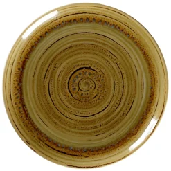 Assiette plate rond Garnet porcelaine vitrifiée Ø 24 cm stone Spot - RAK Clearance